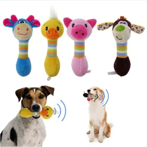 Jouet à mâcher sonore pour chien et chat
