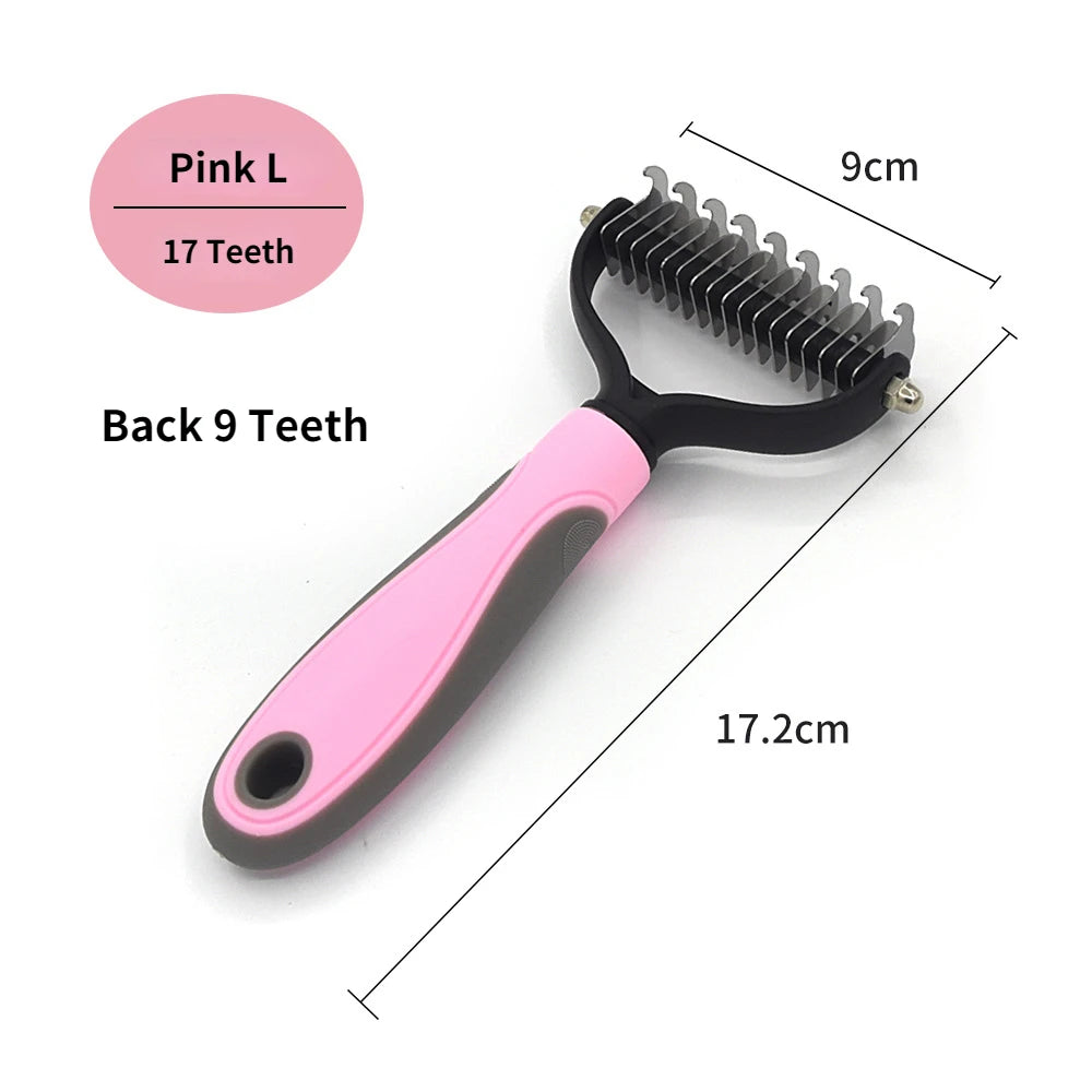 Brosse PawBrush Pro taille L pour chien moyen et grand