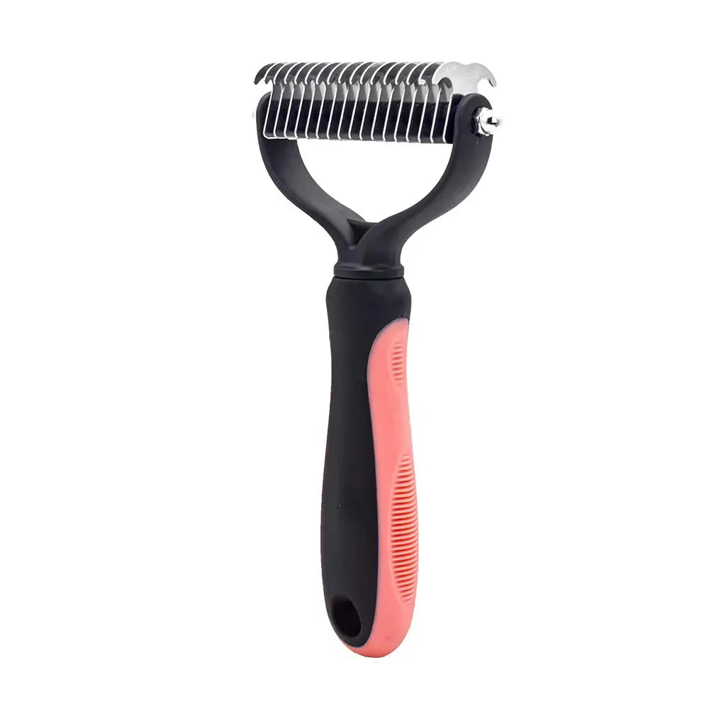 Brosse anti-poils chien et chat PawBrush Pro – vue de profil