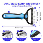 Brosse démêlante PawBrush Pro — dents en acier inoxydable à bouts arrondis